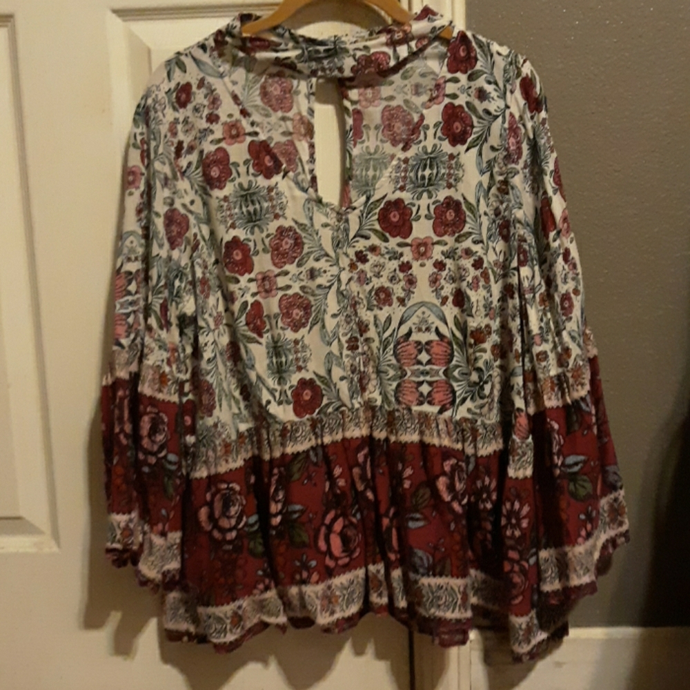 Never Been Worn! Boho Long Sleeve Top!
